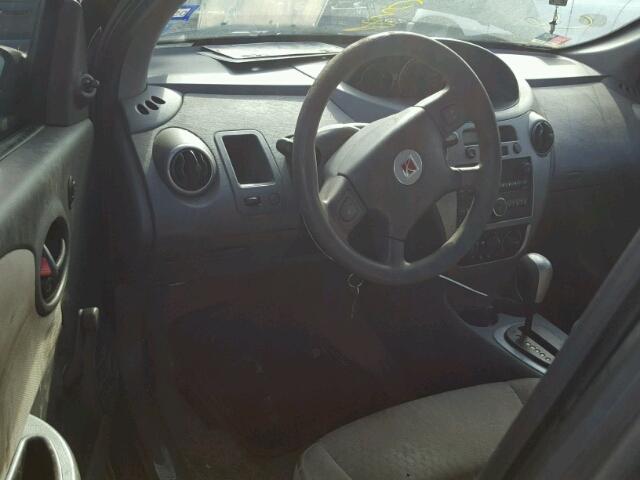 1G8AJ55F17Z166331 - 2007 SATURN ION LEVEL BLACK photo 9