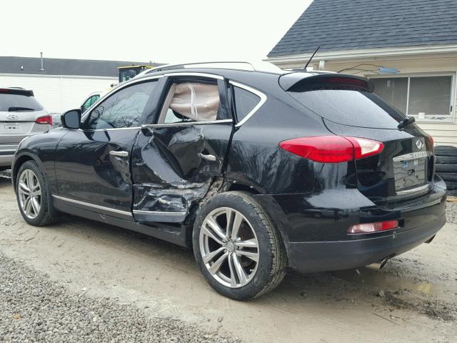 JN1AJ0HR8CM452346 - 2012 INFINITI EX35 BASE BLACK photo 3