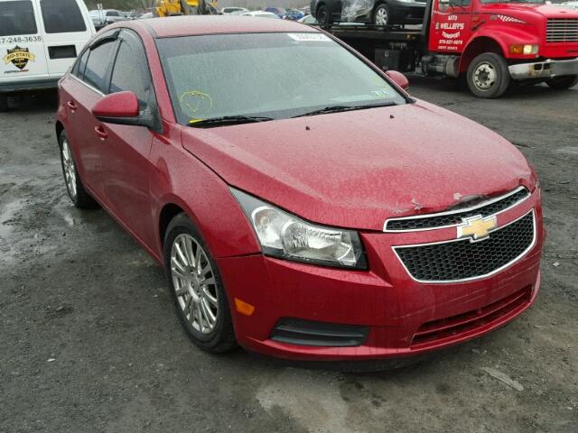 1G1PK5SCXC7152420 - 2012 CHEVROLET CRUZE ECO RED photo 1