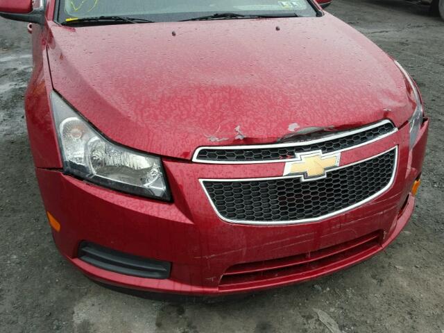 1G1PK5SCXC7152420 - 2012 CHEVROLET CRUZE ECO RED photo 9