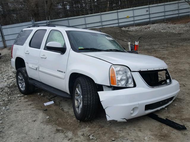 1GKFK13068J181704 - 2008 GMC YUKON WHITE photo 1