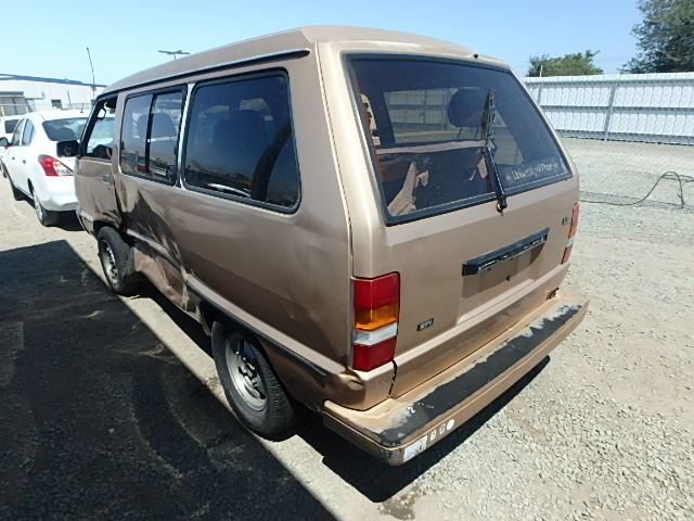 JT3YR26V3E5032429 - 1984 TOYOTA VAN WAGON GOLD photo 3