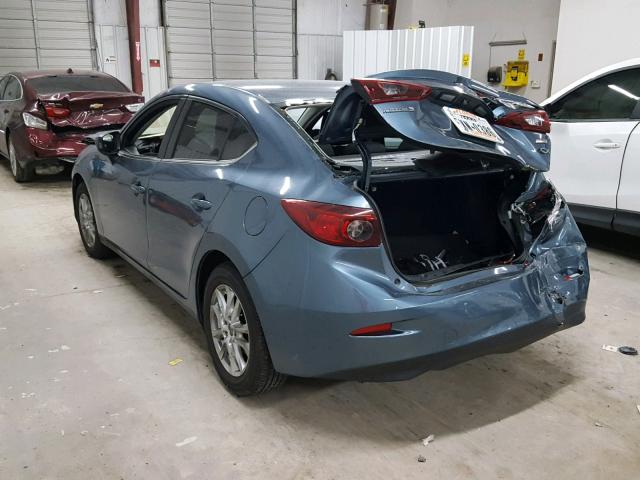 3MZBM1V79FM213475 - 2015 MAZDA 3 TOURING BLUE photo 3