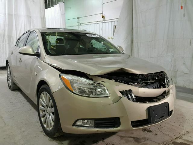 2G4GS5ECXB9208335 - 2011 BUICK REGAL CXL TAN photo 1