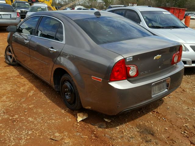 1G1ZC5E0XCF170381 - 2012 CHEVROLET MALIBU 1LT 棕色 照片 3