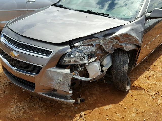 1G1ZC5E0XCF170381 - 2012 CHEVROLET MALIBU 1LT 棕色 照片 9