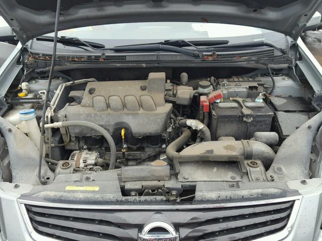 3N1AB6AP5CL776843 - 2012 NISSAN SENTRA 2.0 GRAY photo 7