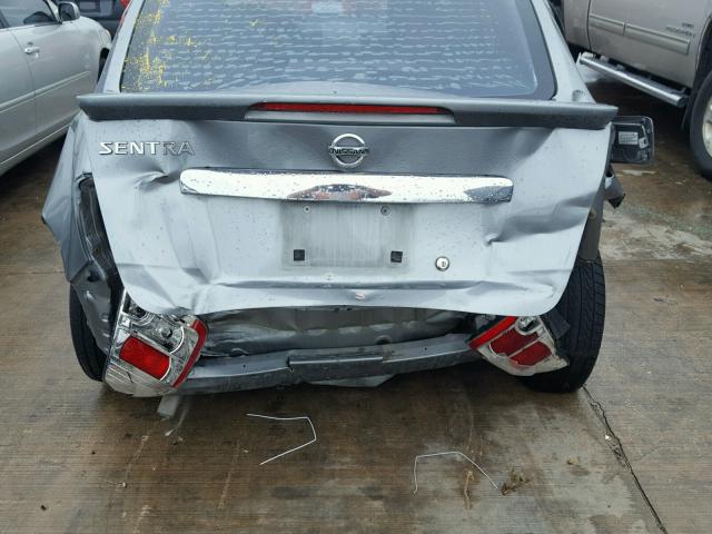 3N1AB6AP5CL776843 - 2012 NISSAN SENTRA 2.0 GRAY photo 9