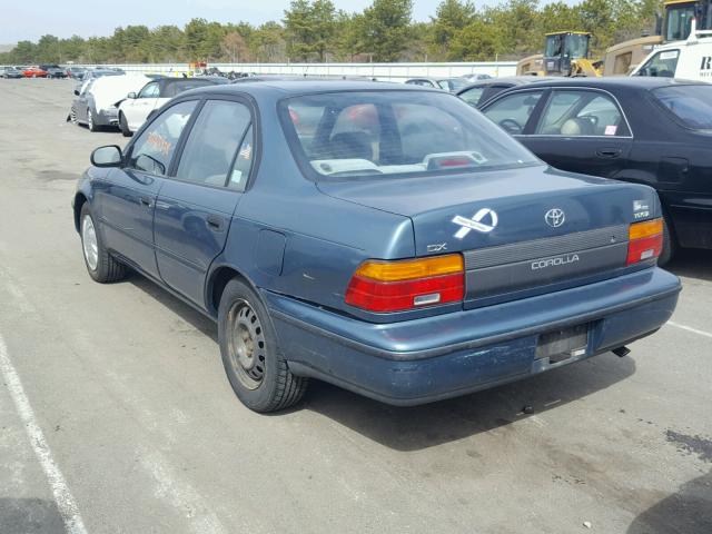 2T1AE09B6SC122297 - 1995 TOYOTA COROLLA LE BLUE photo 3