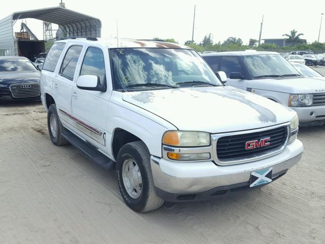 1GKEC13V63J133892 - 2003 GMC YUKON WHITE photo 1