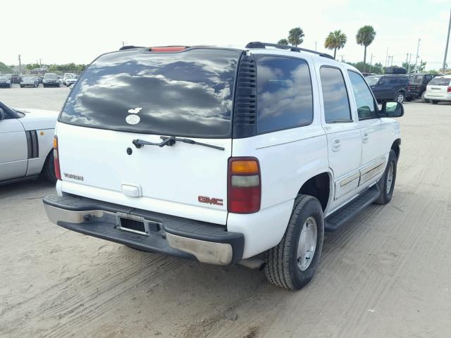 1GKEC13V63J133892 - 2003 GMC YUKON WHITE photo 4