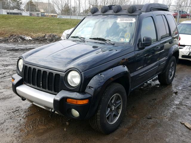 1J4GL38K03W560836 - 2003 JEEP LIBERTY RE BLACK photo 2