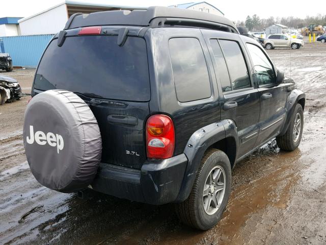 1J4GL38K03W560836 - 2003 JEEP LIBERTY RE BLACK photo 4