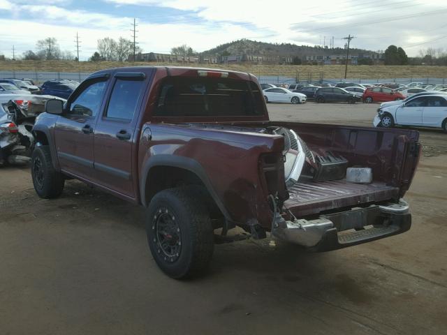 1GCDT33EX88186886 - 2008 CHEVROLET COLORADO L MAROON photo 3