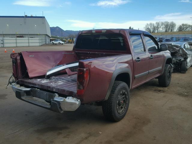 1GCDT33EX88186886 - 2008 CHEVROLET COLORADO L MAROON photo 4