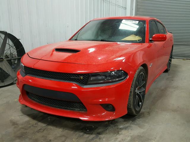2C3CDXGJ7GH359185 - 2016 DODGE CHARGER R/ RED photo 2