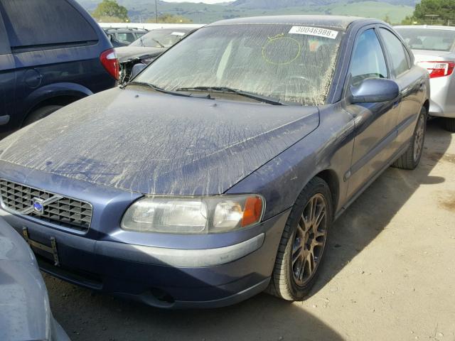 YV1RS58DX22168347 - 2002 VOLVO S60 2.4T BLUE photo 2