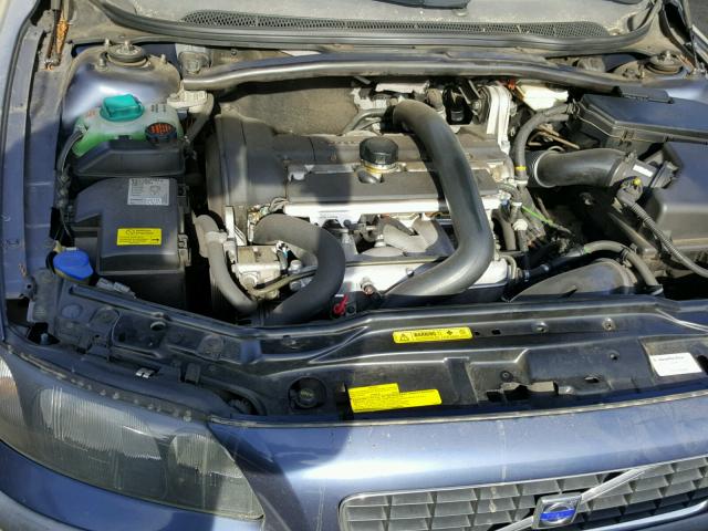 YV1RS58DX22168347 - 2002 VOLVO S60 2.4T BLUE photo 7