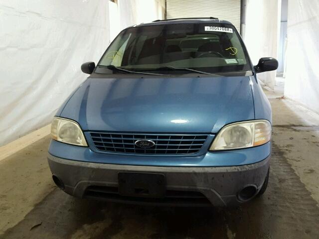 2FMZA50482BB45031 - 2002 FORD WINDSTAR L BLUE photo 9