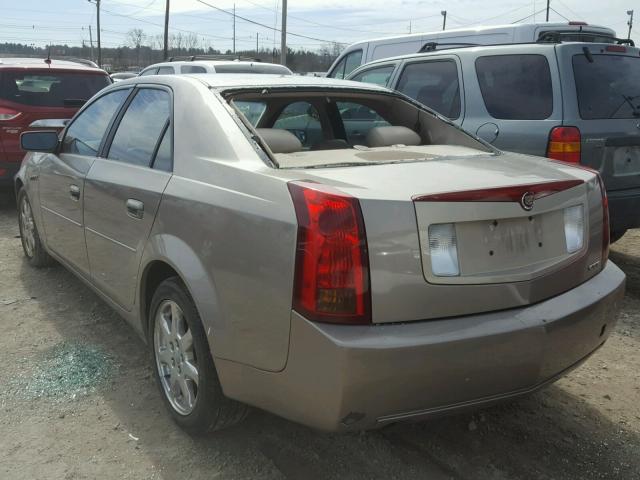 1G6DM57N730102567 - 2003 CADILLAC CTS TAN photo 3