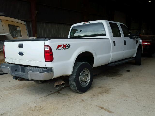 1FTWW3BR7AEB03202 - 2010 FORD F350 SUPER WHITE photo 4