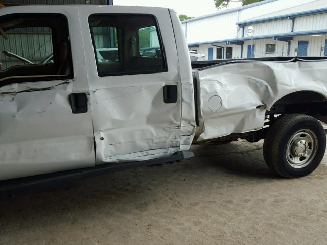 1FTWW3BR7AEB03202 - 2010 FORD F350 SUPER WHITE photo 9