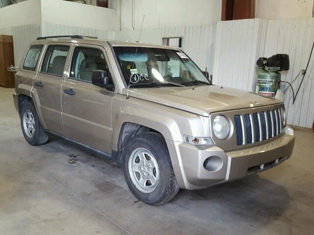 1J4FT28A29D195187 - 2009 JEEP PATRIOT SP TAN photo 1