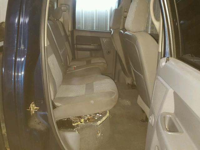 3D7KS28C96G178660 - 2006 DODGE RAM 2500 S BLUE photo 6