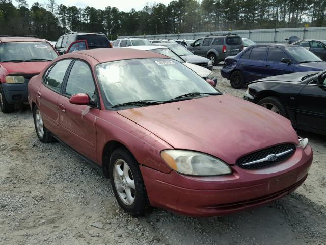 1FAFP5525YA223143 - 2000 FORD TAURUS SES MAROON photo 1