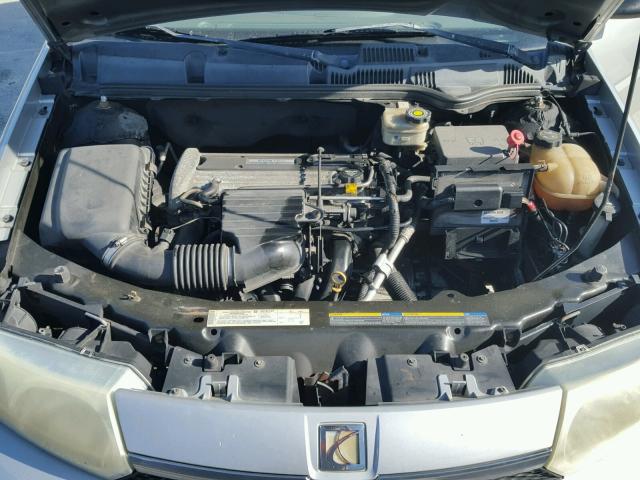 1G8AK52FX4Z105704 - 2004 SATURN ION LEVEL SILVER photo 7