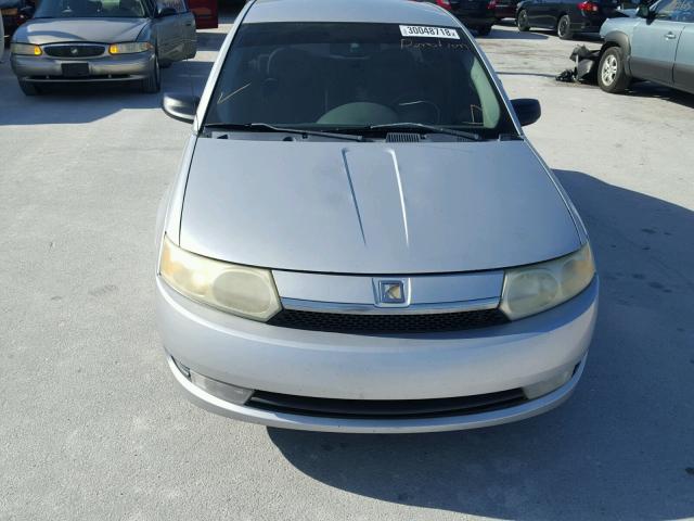 1G8AK52FX4Z105704 - 2004 SATURN ION LEVEL SILVER photo 9