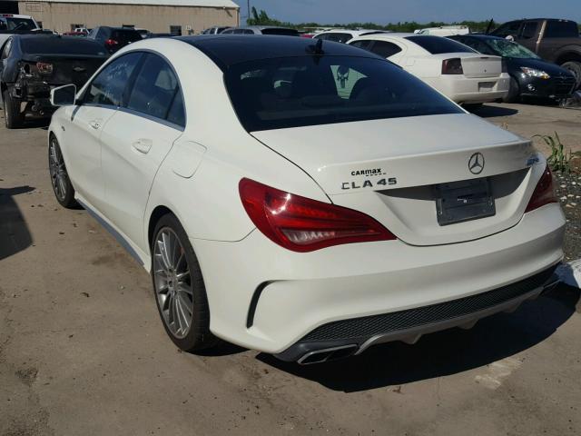 WDDSJ5CB1EN030334 - 2014 MERCEDES-BENZ CLA 45 AMG WHITE photo 3