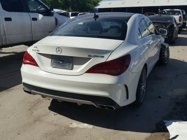 WDDSJ5CB1EN030334 - 2014 MERCEDES-BENZ CLA 45 AMG WHITE photo 4