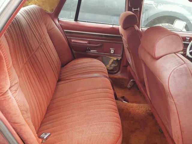 2FABP43F6FX164056 - 1985 FORD LTD CROWN RED photo 6