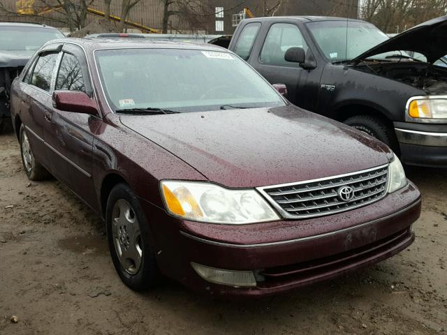 4T1BF28B83U280929 - 2003 TOYOTA AVALON XL MAROON photo 1