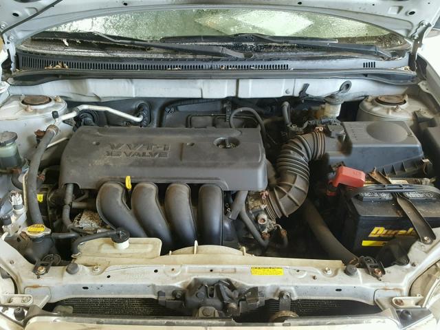 2T1BR32E76C640164 - 2006 TOYOTA COROLLA CE SILVER photo 7