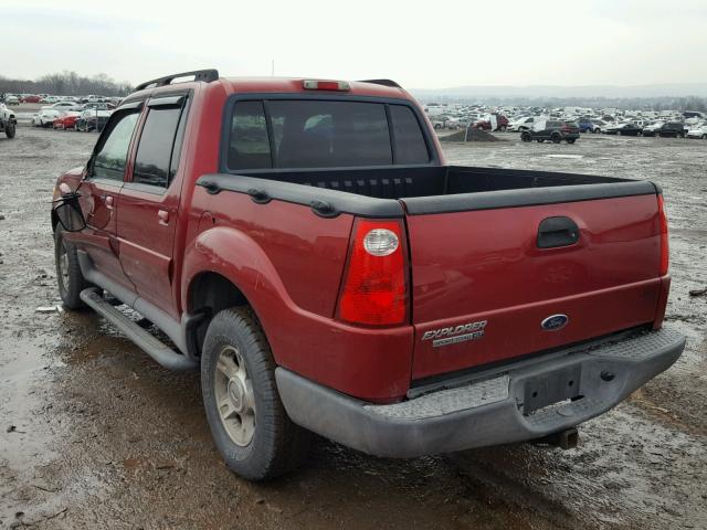 1FMZU77KX4UB58593 - 2004 FORD EXPLORER S RED photo 3