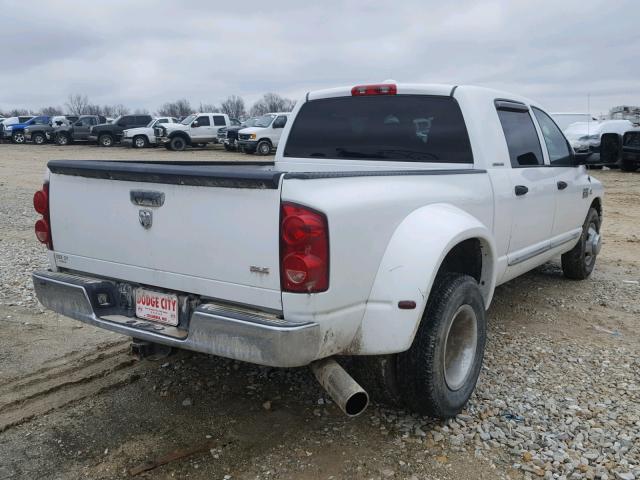 3D7ML49C97G706442 - 2007 DODGE RAM 3500 WHITE photo 4