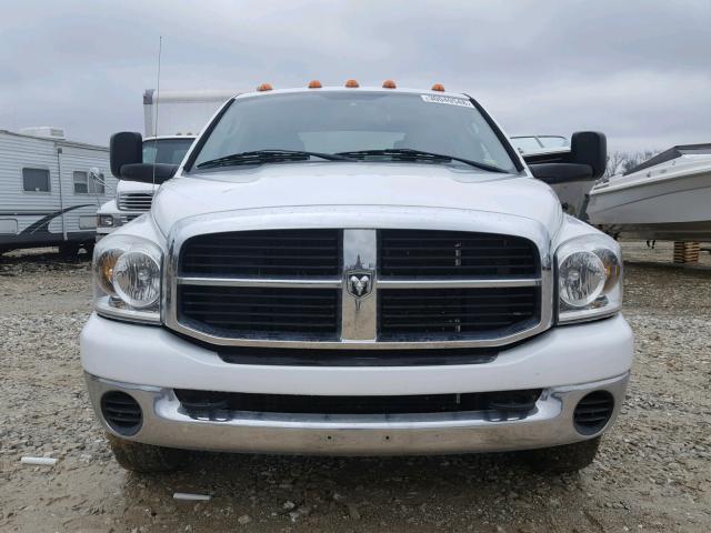 3D7ML49C97G706442 - 2007 DODGE RAM 3500 WHITE photo 9