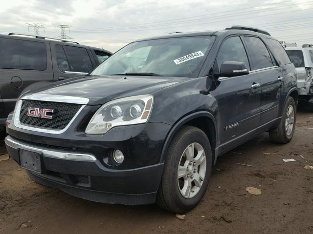 1GKER23758J177752 - 2008 GMC ACADIA SLT შავი ფოტო 2