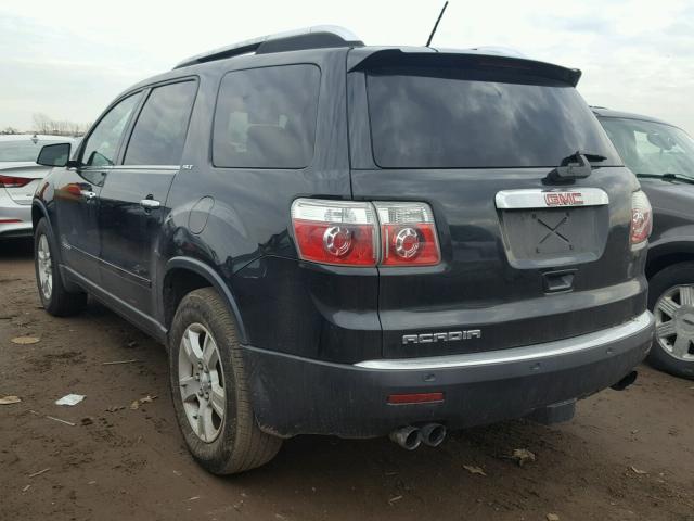 1GKER23758J177752 - 2008 GMC ACADIA SLT შავი ფოტო 3