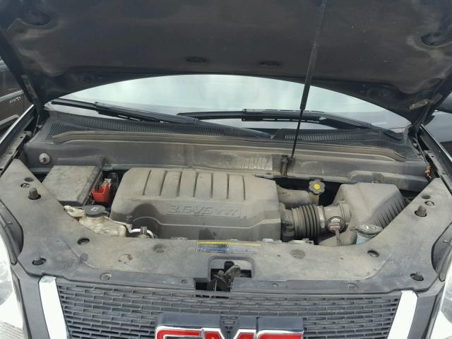 1GKER23758J177752 - 2008 GMC ACADIA SLT შავი ფოტო 7