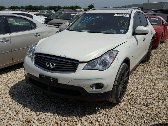 JN1BJ0HP1FM730432 - 2015 INFINITI QX50 WHITE photo 2