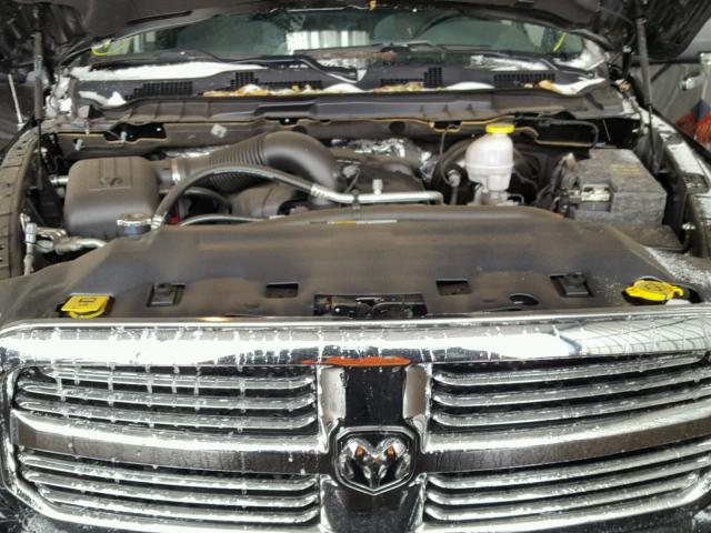 3C6RR7LT0HG637593 - 2017 RAM 1500 SLT BLACK photo 7