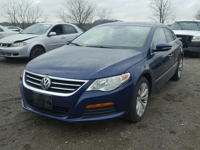 WVWMN7AN3BE721327 - 2011 VOLKSWAGEN CC SPORT BLUE photo 2