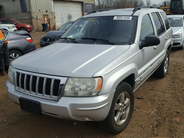 1J4GW58N94C171449 - 2004 JEEP GRAND CHER SILVER photo 2