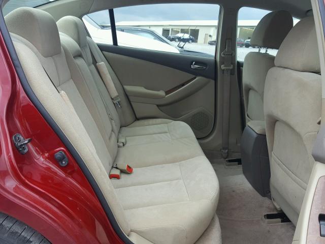 1N4AL21E07N437825 - 2007 NISSAN ALTIMA 2.5 RED photo 6