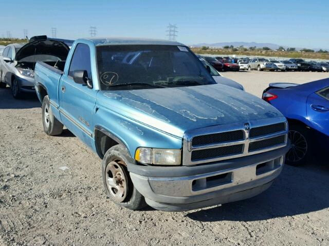 1B7HC16Y2TS563346 - 1996 DODGE RAM 1500 BLUE photo 1