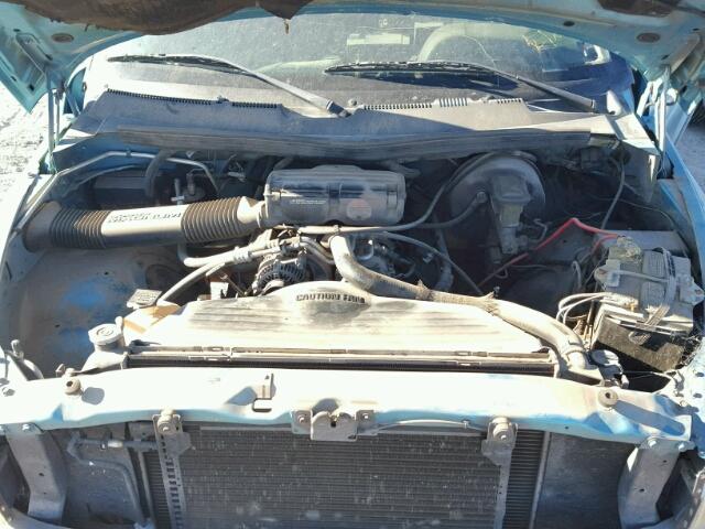 1B7HC16Y2TS563346 - 1996 DODGE RAM 1500 BLUE photo 7