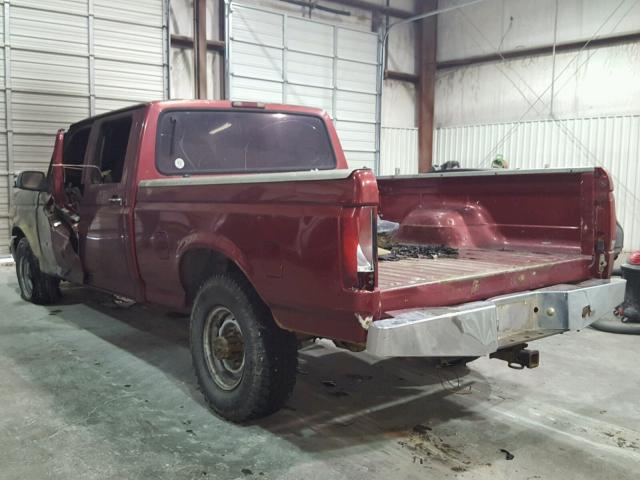 1FTHW25F1VEB28865 - 1997 FORD F250 RED photo 3